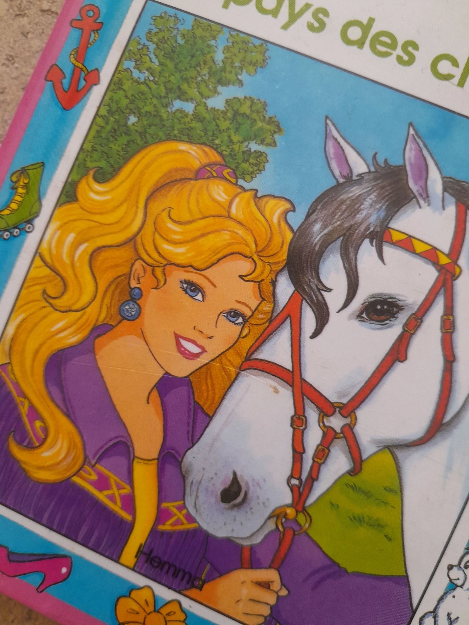Livre barbie au pays des chevaux bon état  – photo 3